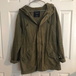 American Eagle Olive Green Army Jacket
